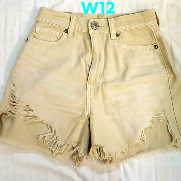 American Eagle Distressed Shorts Sz 00 - Picture 1 of 6